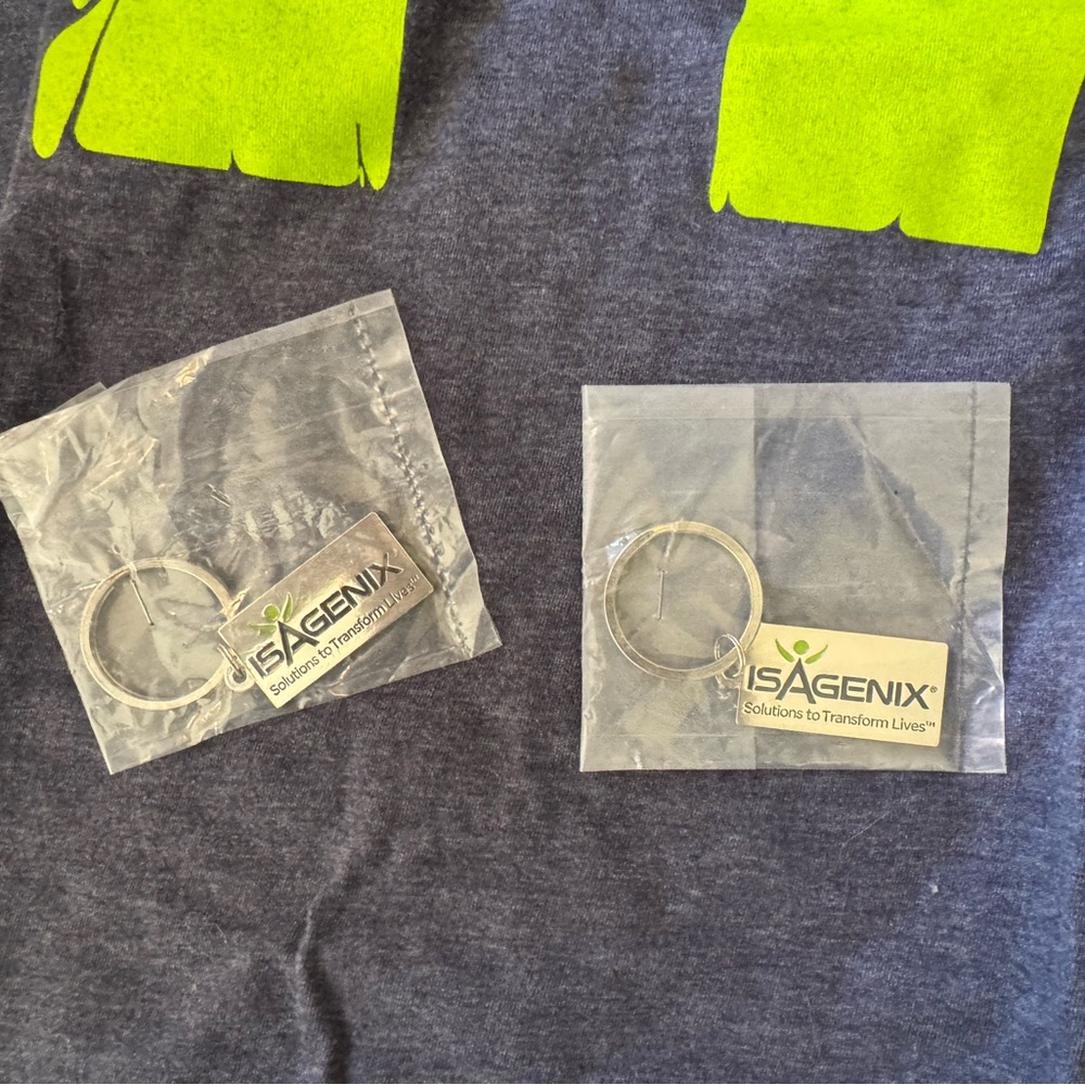 2 - Isagenix keychains